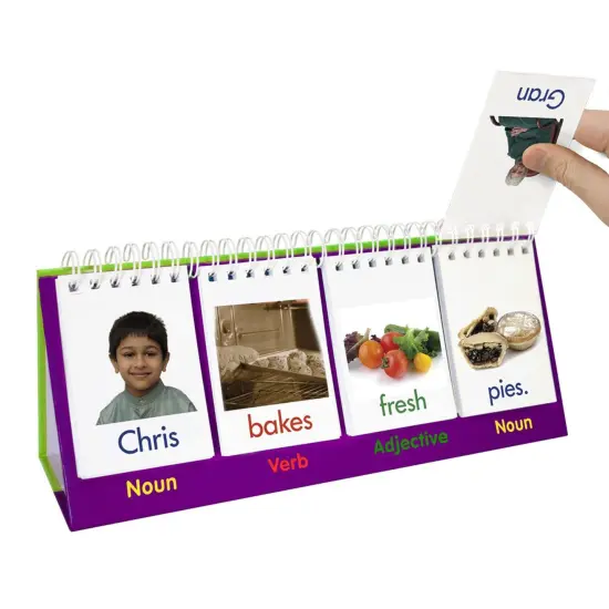 Sentence Flips, Double-Sided Sentence Building Flip Chart, Pack of 3 {4}