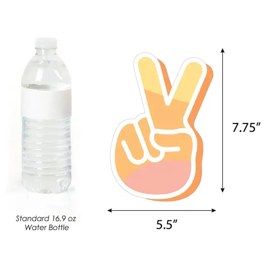 Big Dot of Happiness Stay Groovy - Decorations DIY Boho Hippie Party Essentials - Set of 20 {5}