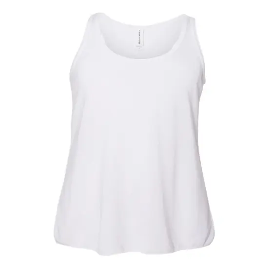 BELLA + CANVAS&reg; Youth Flowy Racerback Tank Top - 8800Y White {1}