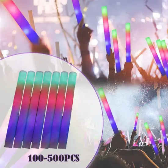 LED Foam Sticks for Parties, Raves, Glow Wands {2}