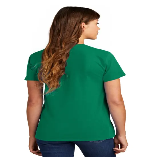 Port & Company&reg; Ladies Crew Neck Short Sleeve Essential Tee Jet black {4}