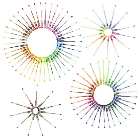 100-Piece High-Quality Gel Pens Set {2}