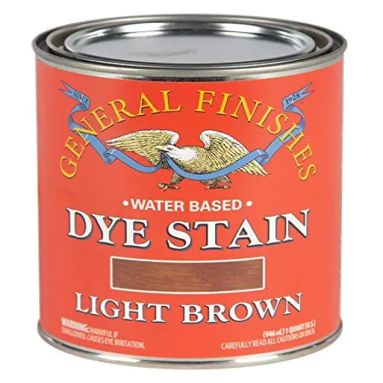 Water Based Dye, 1 Quart, Light Brown {1}