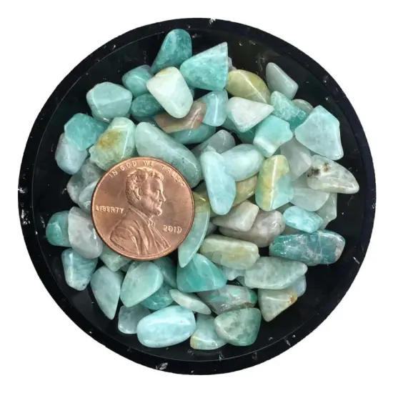 Amazonite Mini Crystal Chips &ndash; Size 2 {2}