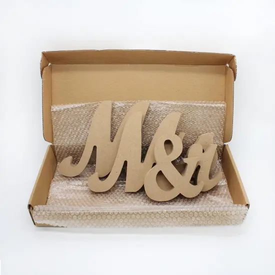 Rustic Mr & Mrs Sign Wooden Letters Wedding Table Decor Wedding Gift {3}