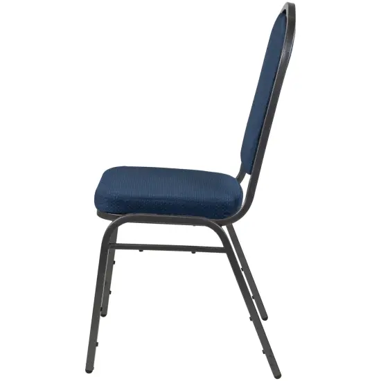 GCI Crown Back Stackable Banquet Chair - Blue {5}