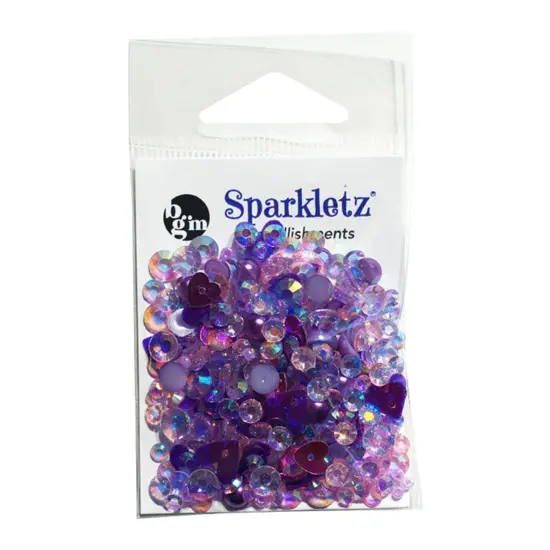 Buttons Galore Sparkletz DIY Craft Embellishments 30 Grams - 3 Packs Vintage Valentine {3}