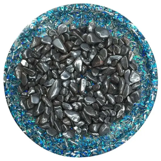 Hematite Tiny Crystal Chips &ndash; Size S1 {1}