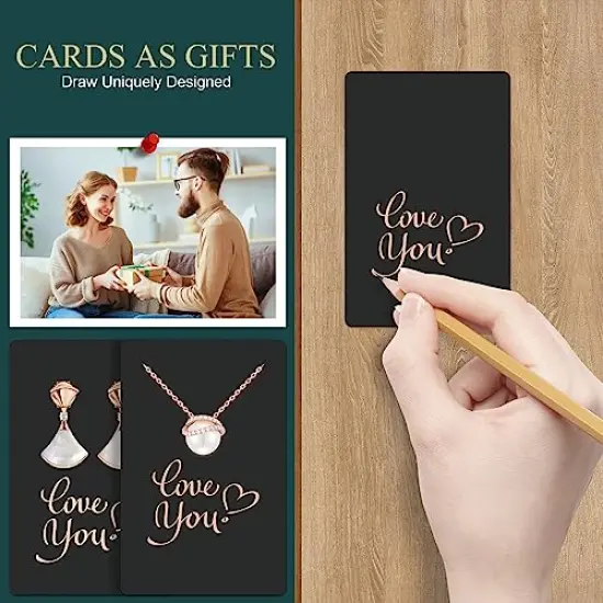 100 Pieces Earring Cards, Set Jewelry Making Supplies Earring Holder Cards 200 Pcs Earring Backs and 100 Jewelry Packaging for Earrings Necklace Jewelry Display, Jewelry Bags 3.5x2.4 Inches (Black) {4}