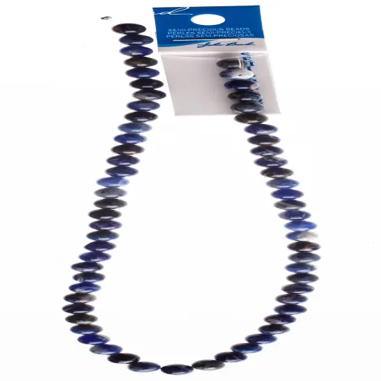 Earth's Jewel Semi-Precious 6mm Sodalite Natural Round Strung Bead {3}