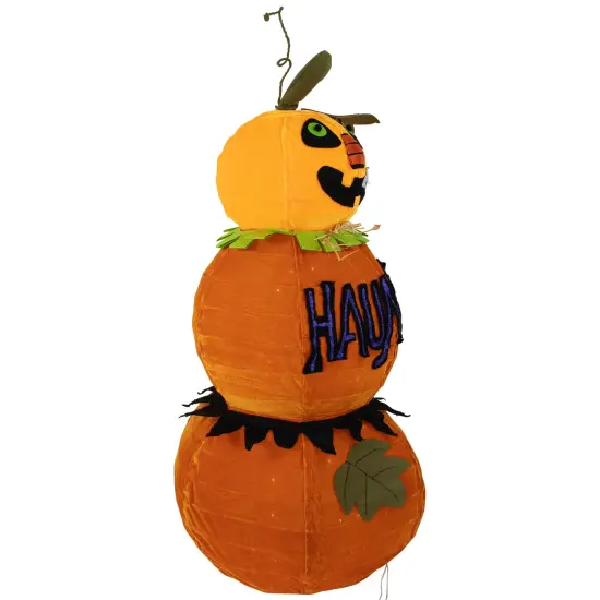 Northlight Lighted Haunted Jack-O-Lantern Halloween Decoration - 38" - Orange {4}