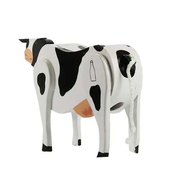 Scaasis Ms. Cow Wooden Candy Dispenser Funny Toy - Poops Candy! Multi {4}