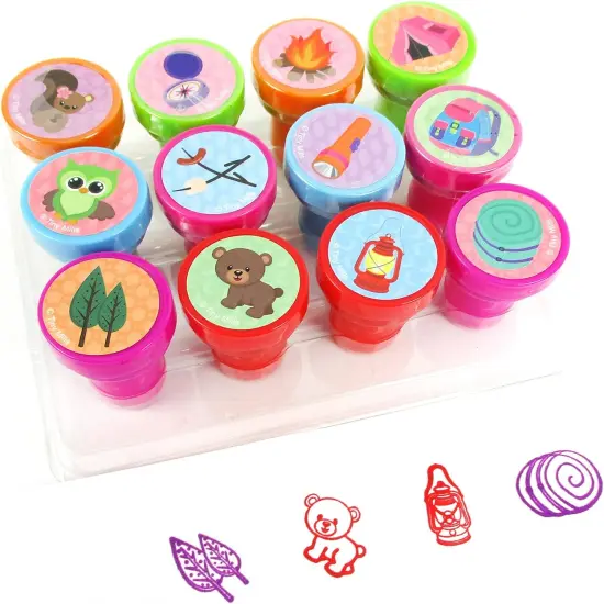 TINYMILLS 12 Pcs Camping Stamp Kit for {2}