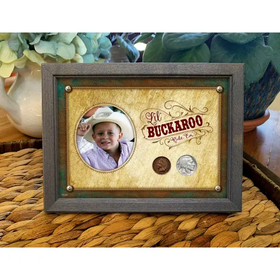 Lil' Buckaroo Coin Set 5x7 Frame {2}