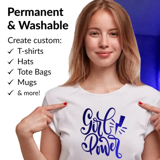 Metallic Vinyl Heat Transfer Vinyl Gold Vinyl Sheets Pink Chrome Silver Metalic Permanent Metallic Vinyl Foil Adhesive Vinyl Metallic HTV Pack Foil Vinyl Iron On Vinyl {4}