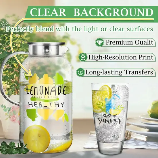 INKJET CLEAR WATERSLIDE FILM Model, Ceramic, Decal Paper 20 sheets 8.5"x11" {3}