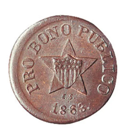 Genuine Historical Civil War Token {3}