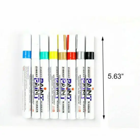 Kitcheniva 3 Pcs Waterproof Permanent Paint Marker Pen Oil based Coffee {3}