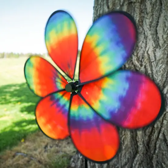 19-inch Tie Dye Daze Flower Spinner {3}