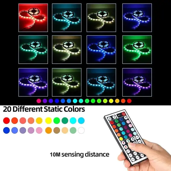 32ft Remote Controlled LED Strip Lights {3}