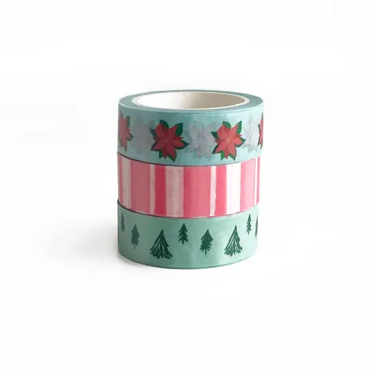 classic christmas washi tape (set of 3) | funday goods {1}