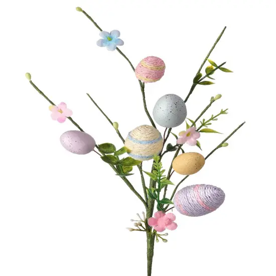 Easter Egg & Flower Pick 16" {1}