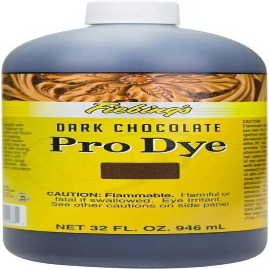 Premium 32 oz Pro Oil Leather Dye Dark chocolate {1}