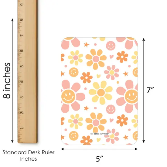 Big Dot of Happiness Stay Groovy - Bingo Cards and Markers - Boho Hippie Party Bingo Game - Set of 18 {5}