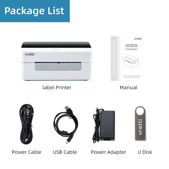 Wireless Bluetooth Thermal Shipping Label Printer {3}