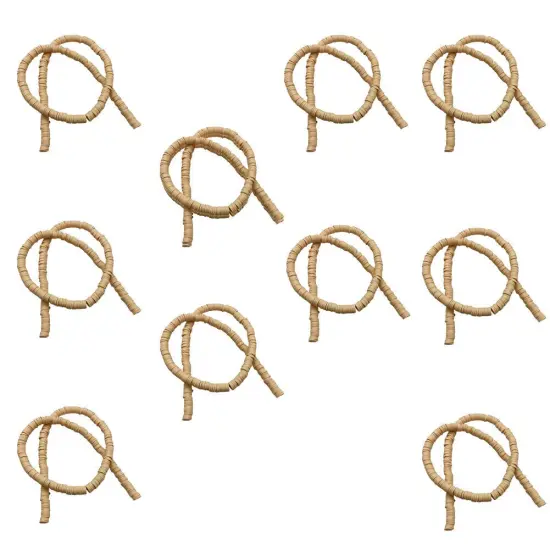 Kitcheniva 6mm Heishi Beads Clay Disc Flat Vinyl DIY Jewelry 10 Strands Camel {1}