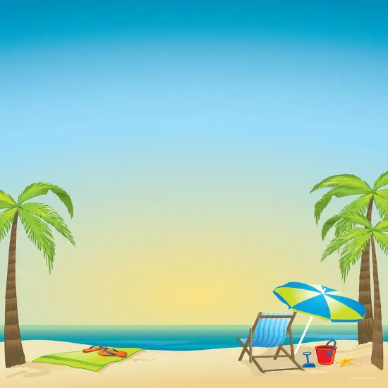 Great Papers! By the Beach Stationery Letterhead, Invitations and Announcements, Printer Friendly, 8.5"x11", 80 Pack {1}