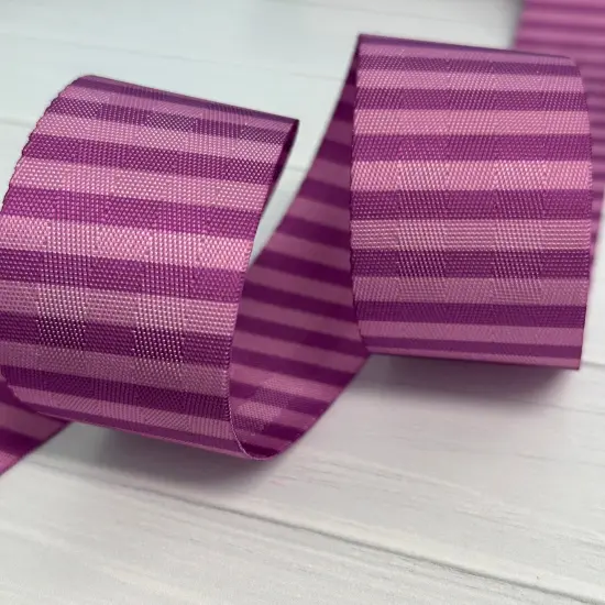 Grape tonal Stripe 1.5&rdquo; Seatbelt Webbing {1}