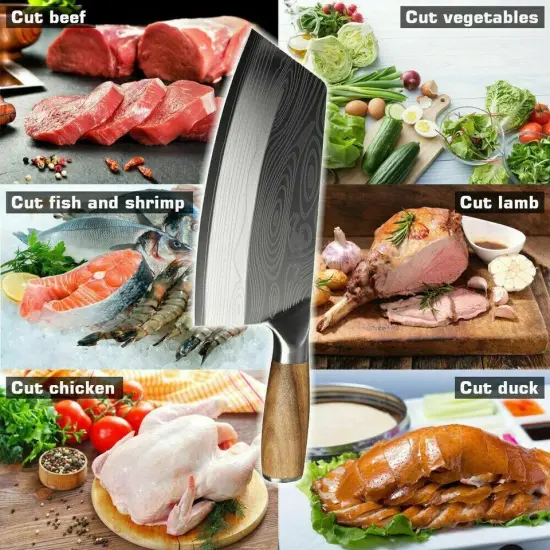 Kitcheniva Stainless Steel Kitchen Knife Chopping Meat Butcher Chef {6}