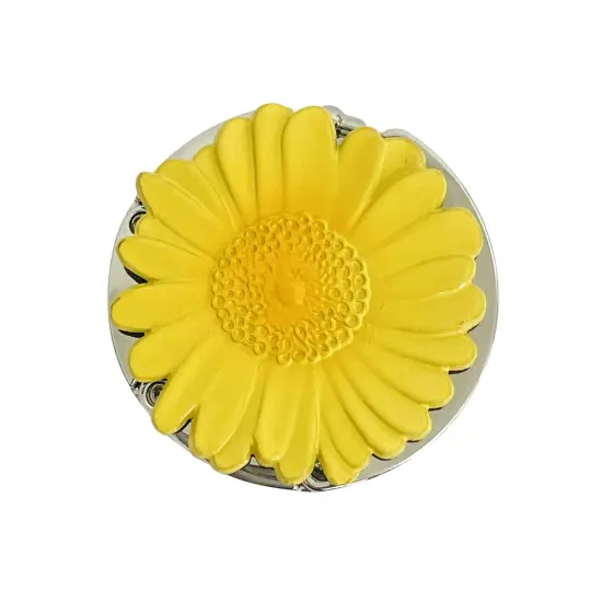 Wrapables Scenic Purse Hook Hanger, Foldable Handbag Table Hanger, Sunflower {1}