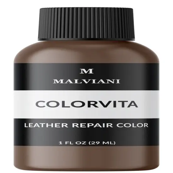 Leather Repair Color Restore for Faded and Scratched Couches Brown umber {1}