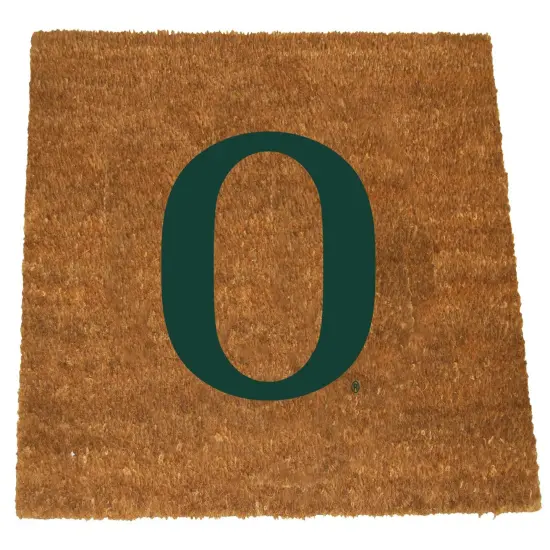 Memory Company NCAA Oregon Ducks Rectangular Coir Door Mat 29.5" x 19.5" Brown {1}