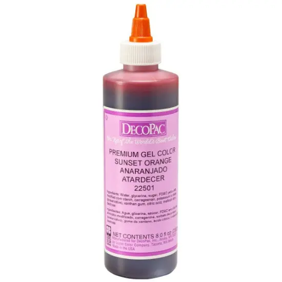 Sunset Orange Premium Gel Color {3}