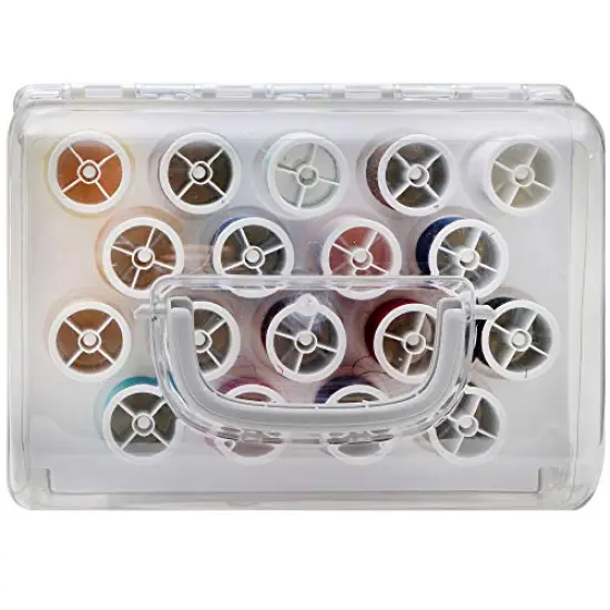 224 Piece , Sew-It-Goes, Sewing Kit & Craft Organizer - Sewing Case Storage with Machine Sewing Thread, White {3}