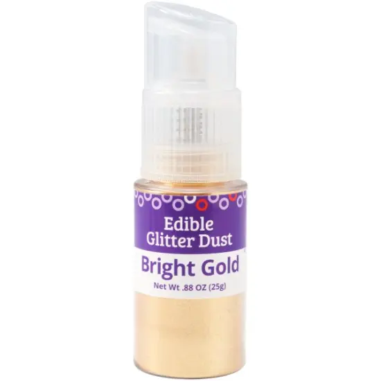 Edible Glitter Dust Cake Decoration, 25g Gold {1}