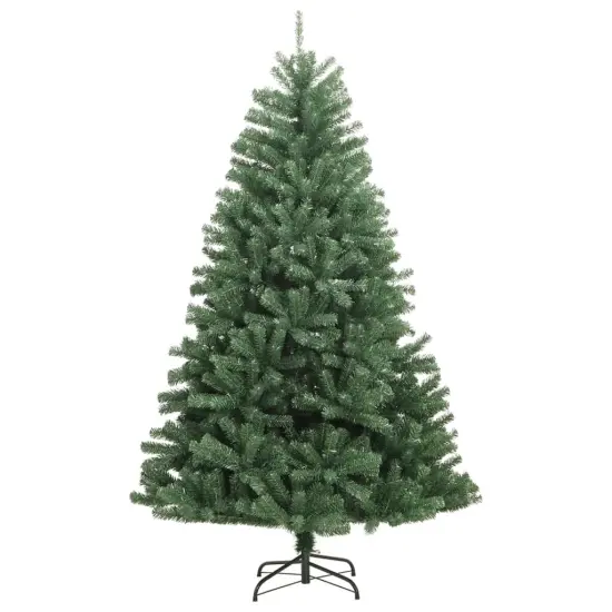 Artificial Hinged Christmas Tree with Stand Green 70.9" {2}
