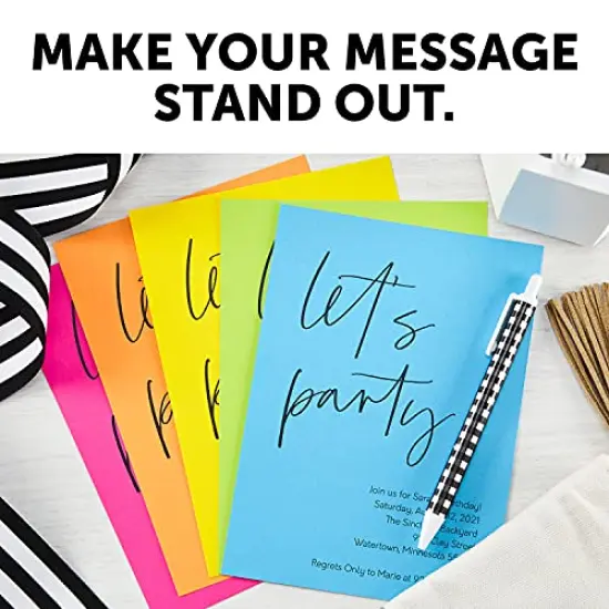 250 Sheets Paper Color Cardstock, 65lb, 8 1/2 x 11, Vulcan Green, {1}