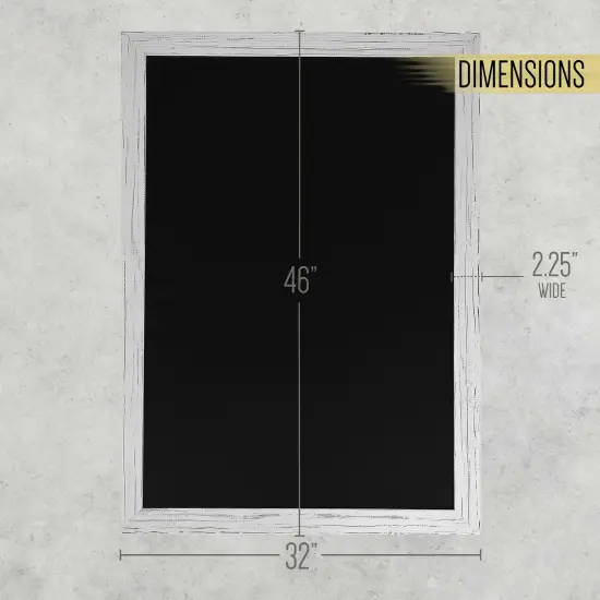 HBCY Creations Magnetic Wall Chalkboard, Framed Decorative Chalkboard with Eraser - For Kitchen, Weddings, Restaurant Menus and More! {3}