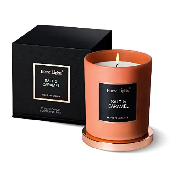 Jar Candle with Favorite Natural Fragrances - Quality Soy Wax, Smokeless Cotton Wick, Long Lasting 35 Hour Burn. Includes Luxury Lid in Gift Pack {2}