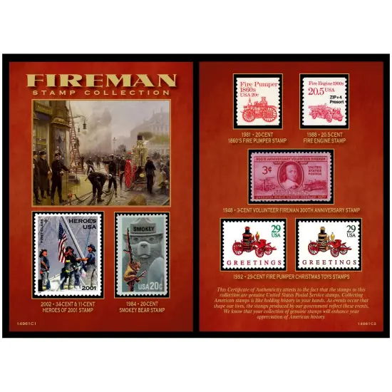 Fireman Stamp Collection {1}