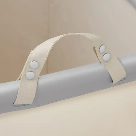 Dryser Commercial Heavy-Duty Rolling Laundry Hamper, Steel Frame Cart on Wheels with Removable Canvas Bin for Hotel or Home {3}