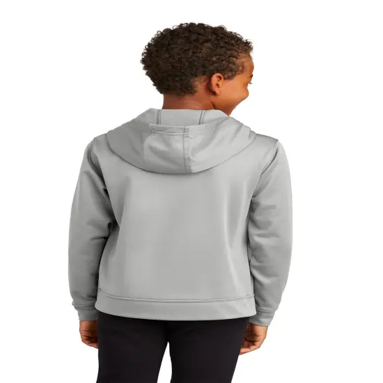 Youth Fleece Pullover Hooded Sweatshirt | RADYAN&reg; Charcoal {4}