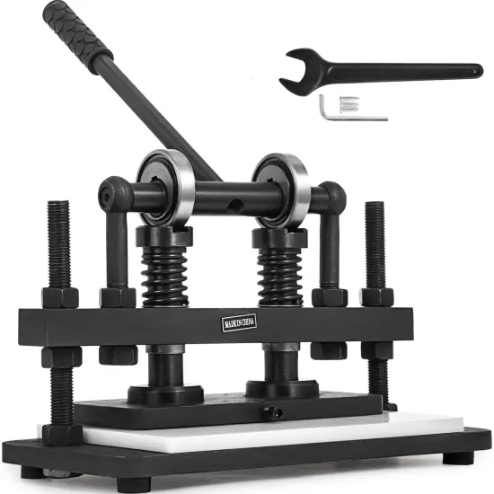 Leather Cutting Machine Manual Die Cutter Leather Embosser Hand Press Mold. {4}