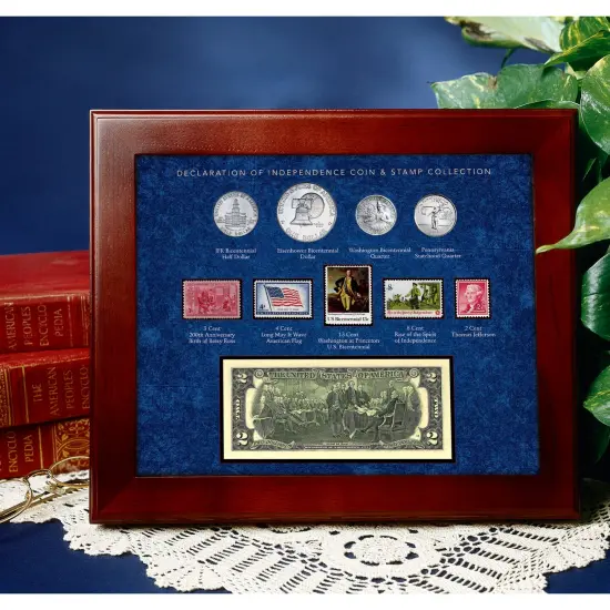 Declaration of Independence Coin and Stamp Collection {3}