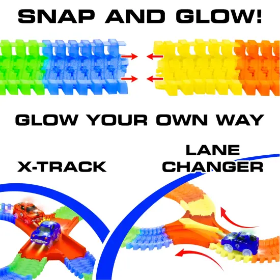 USA Toyz Glow Race Tracks Large for Boys or Girls - 380pk(CF1302) {4}