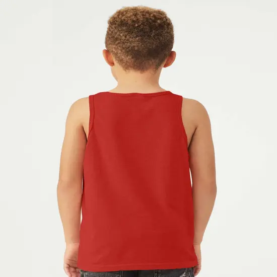 BELLA + CANVAS&reg; Jersey Tank For Youth - 3480Y White {5}